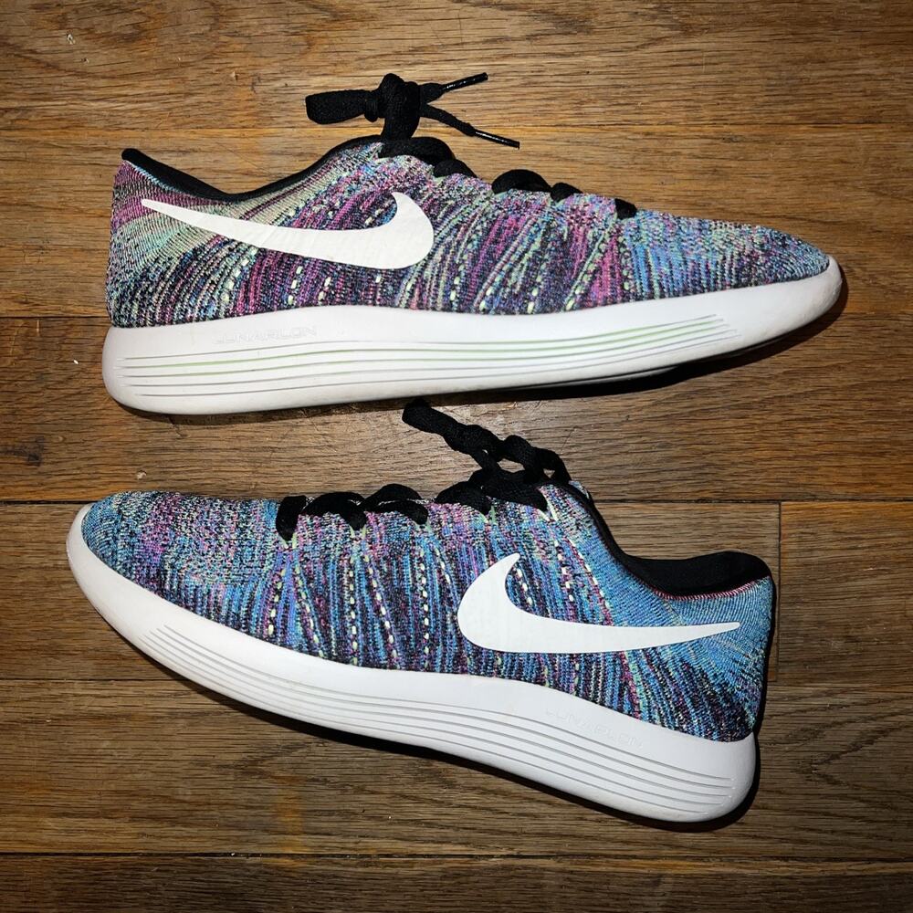 Nike LunarEpic Flyknit Low Fire Pink/Blue Women Size 10.5/Men 9 run.trainer.race